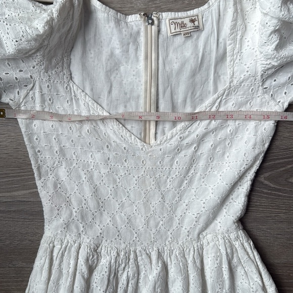 Mille Resort Maja Dress in Pearl Eyelet XXS - Picture 12 of 15